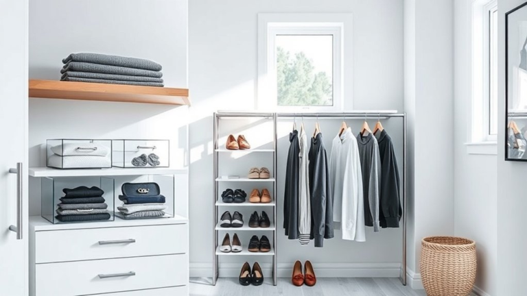 minimalist closet storage ideas