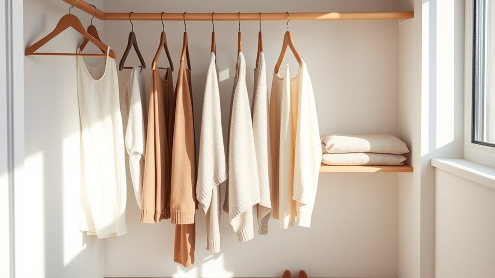 minimalist closet transition tips