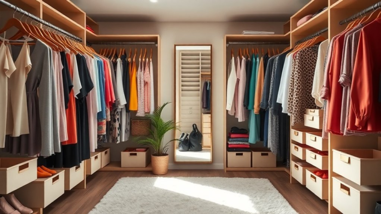morning closet organization tips