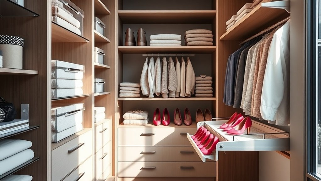 multi functional closet organization solutions