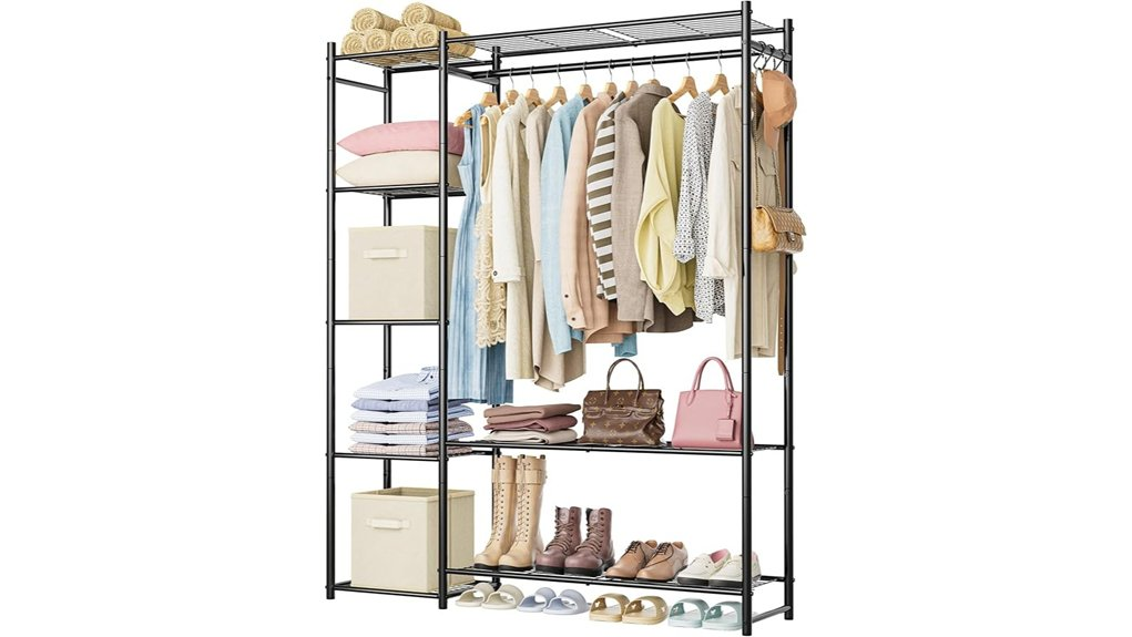 multi tiered clothing organizer