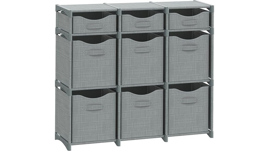 nine cube storage organizer