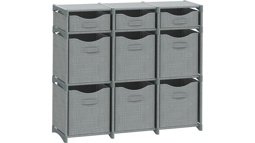 nine cube storage solution