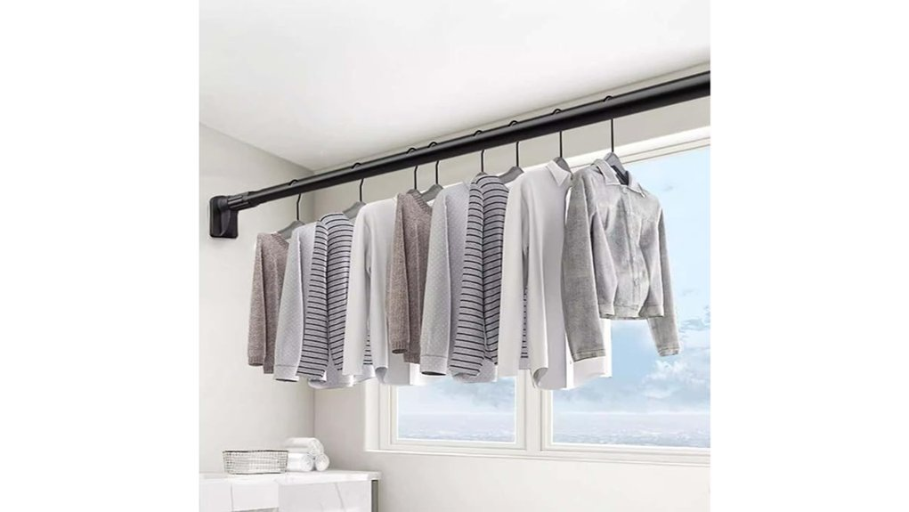 no drill closet rod extender