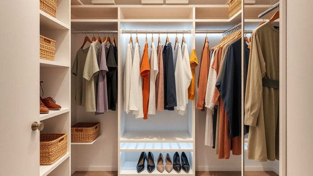 optimize closet for accessibility