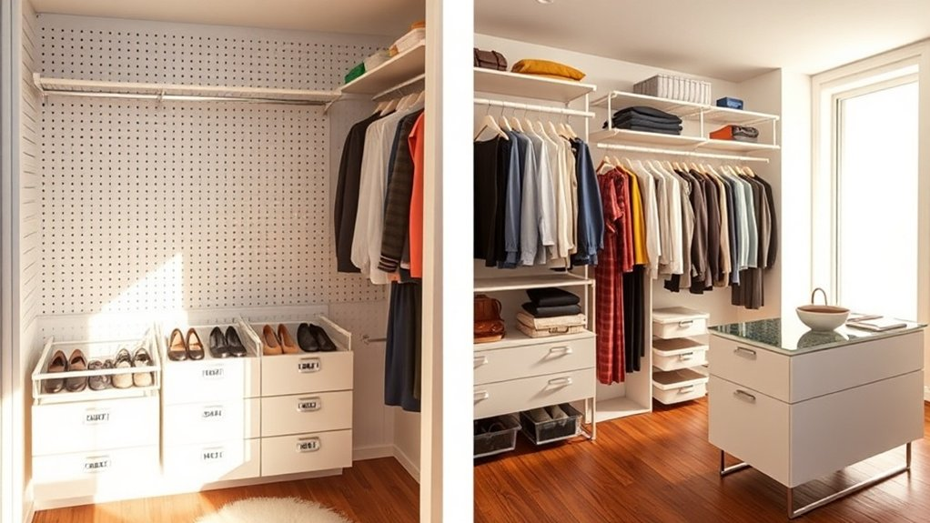 optimize closet layout efficiently