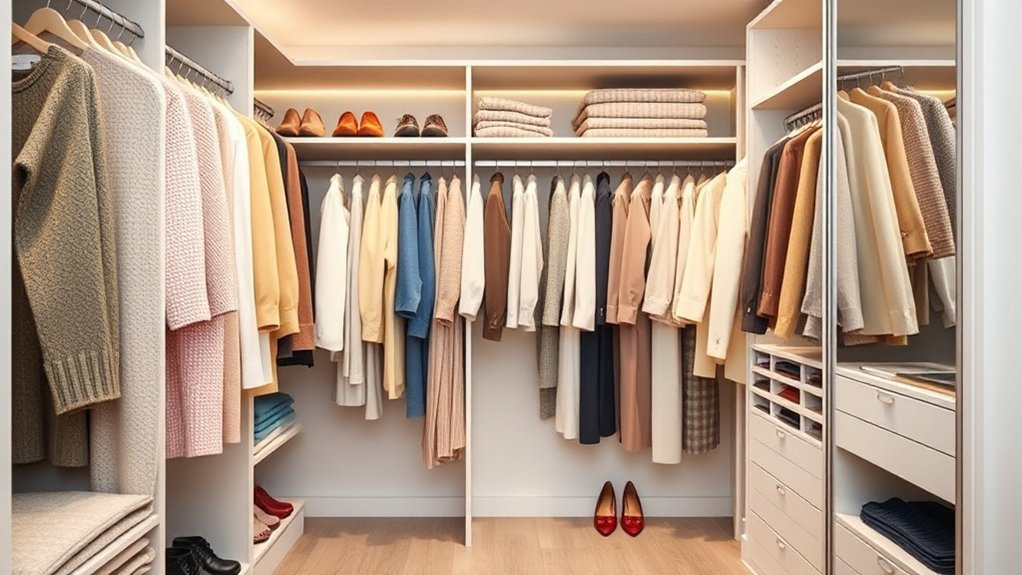 optimize closet space efficiently
