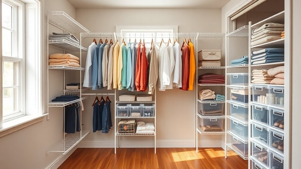 optimize closet space efficiently