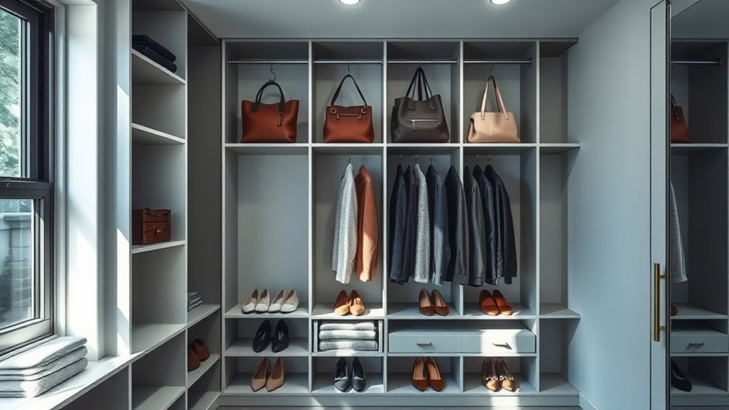 optimize closet vertical space