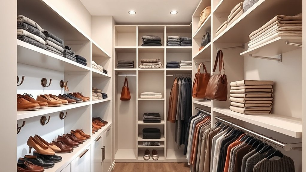 optimize closet vertical space