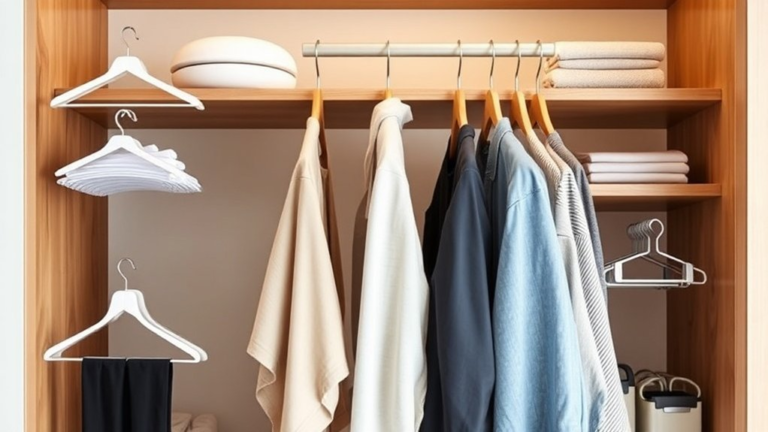 optimize small closet storage