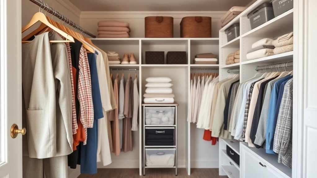 organize closet by function