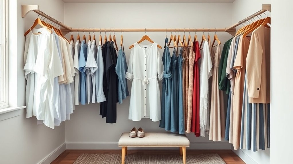 organize closet by outfit