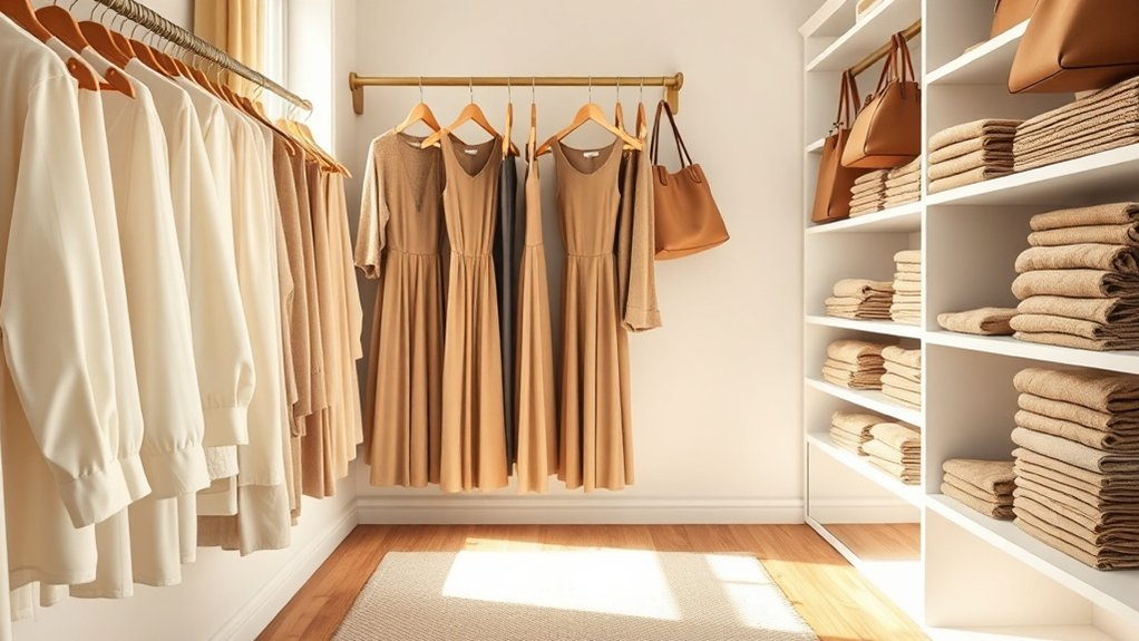 organize closet by outfits