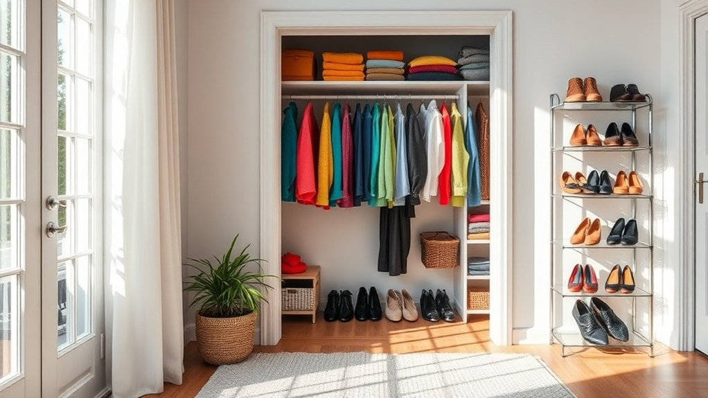organize closet efficiently today