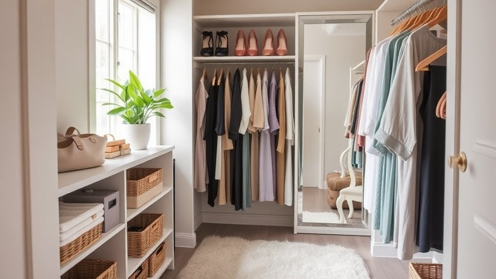 organize closet for style