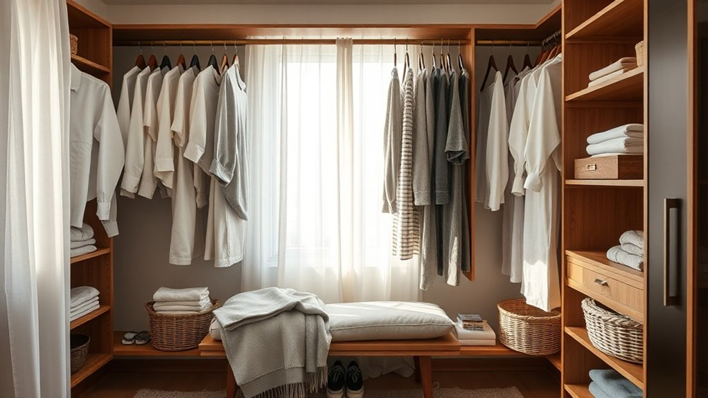 organize clothes by activity