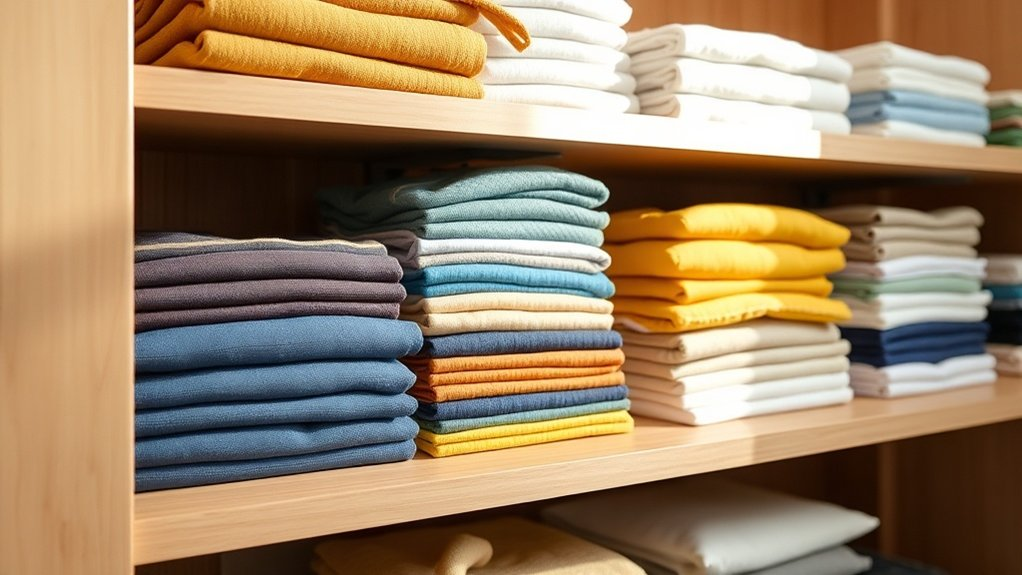 organize clothes with dividers