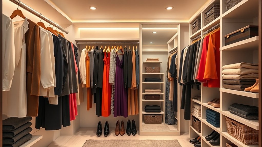 organize clothing by category