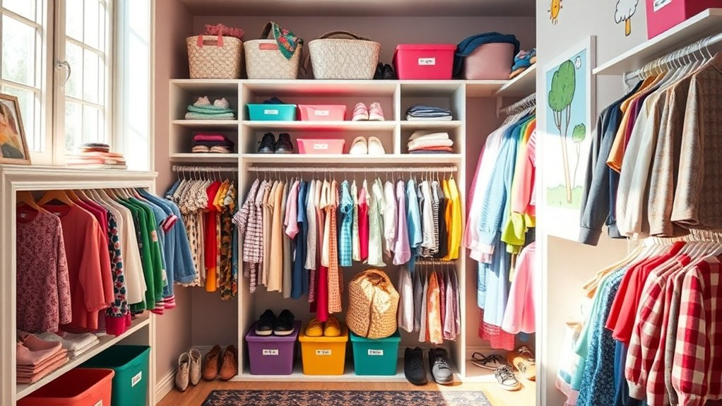 organize kids clothes efficiently