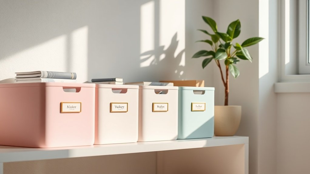 organize label maximize space