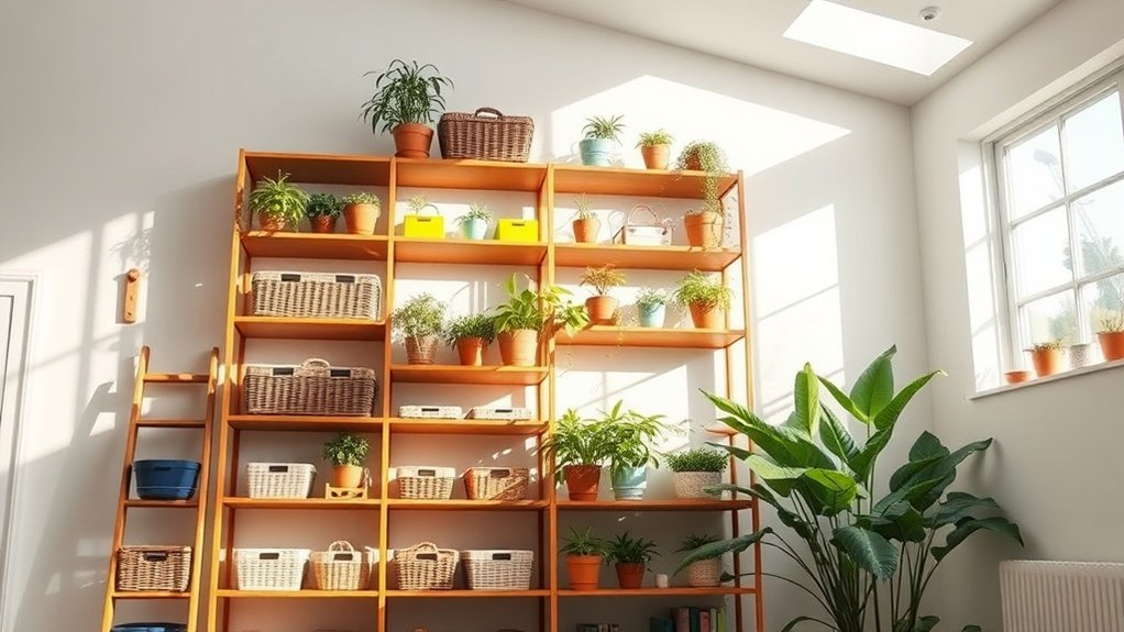 organize vertical space efficiently