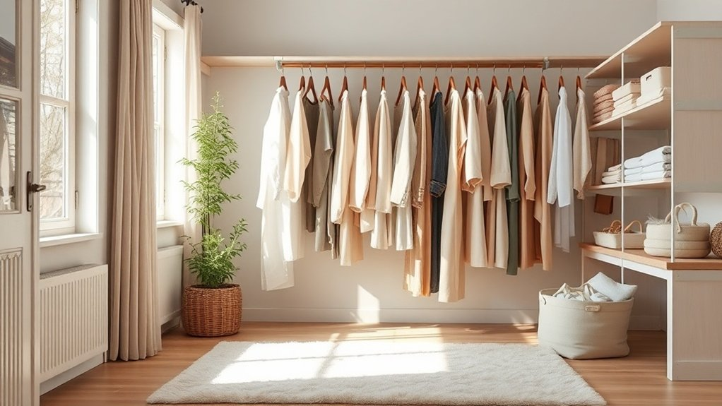 organize wardrobe for clarity
