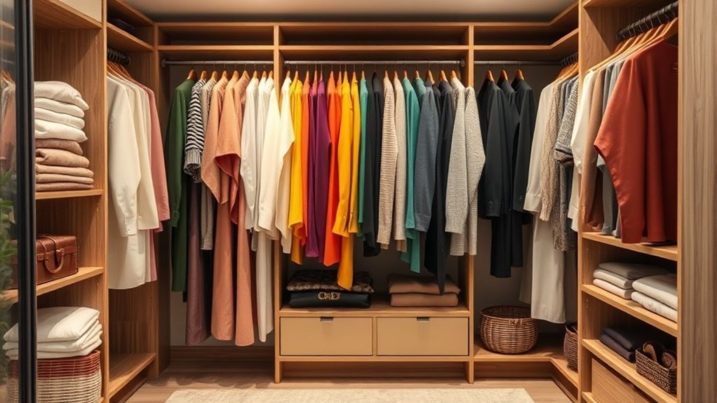 organize wardrobe for efficiency