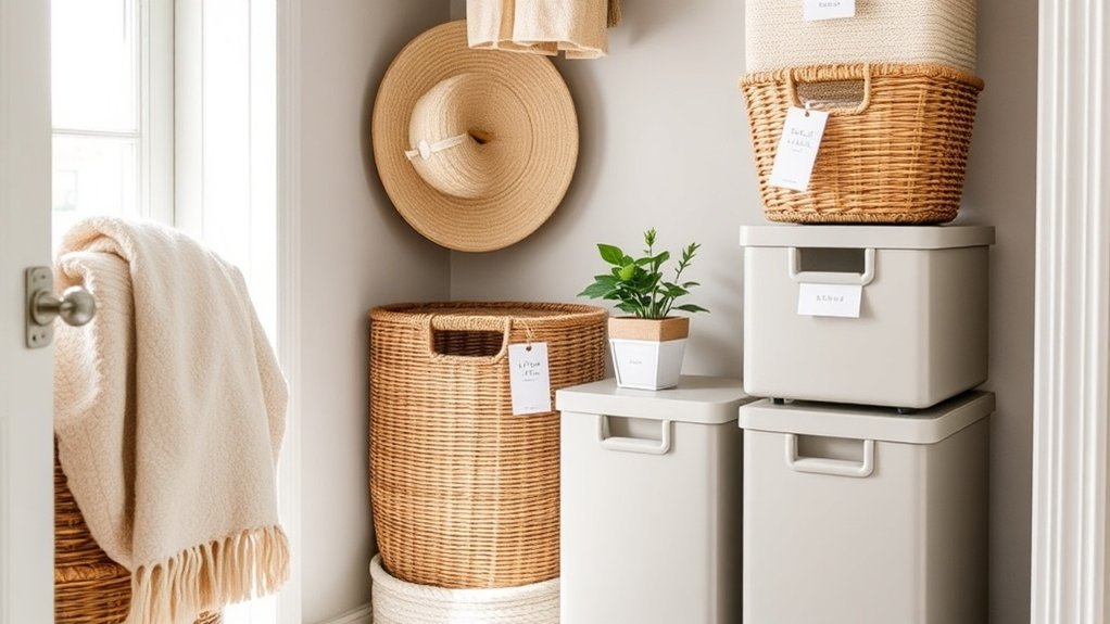 organize with baskets effectively