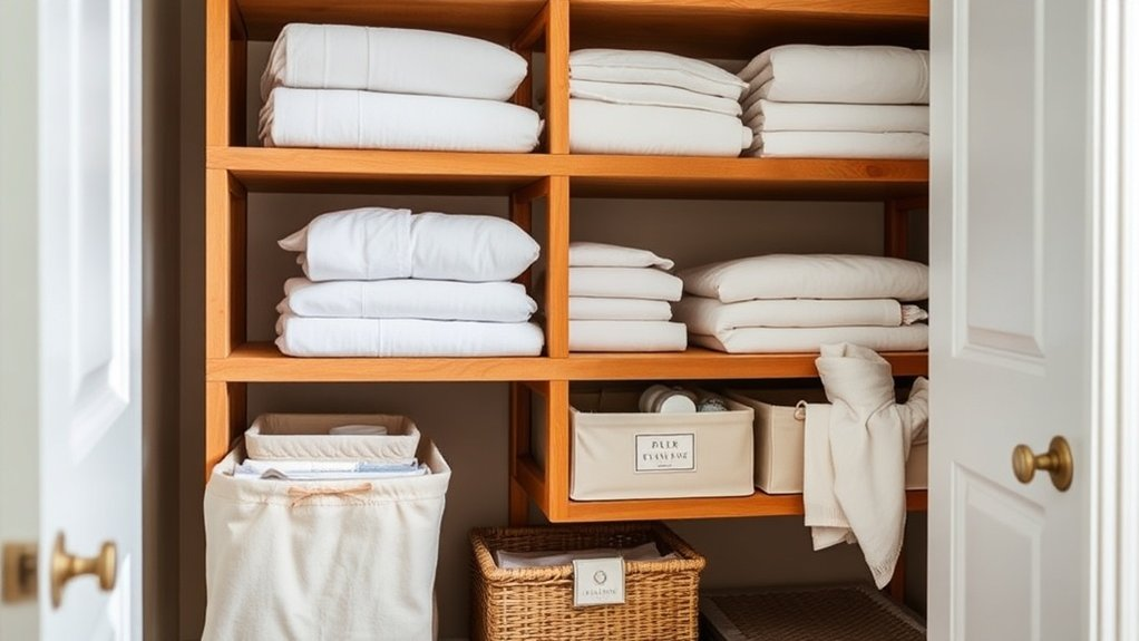 organize with stackable bins