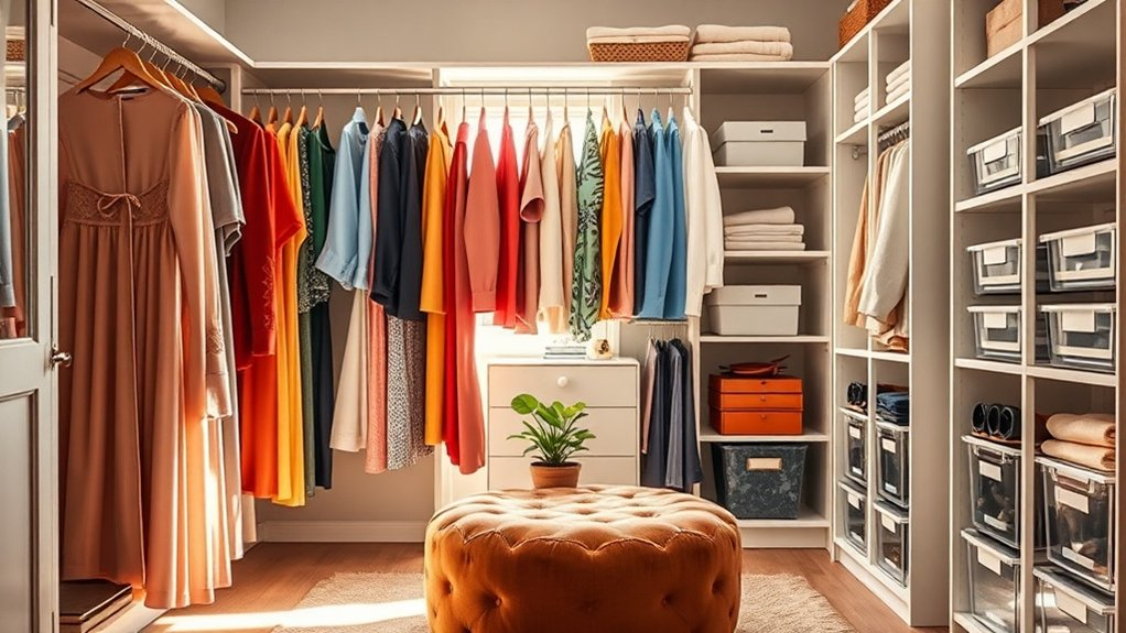 organize your closet effectively