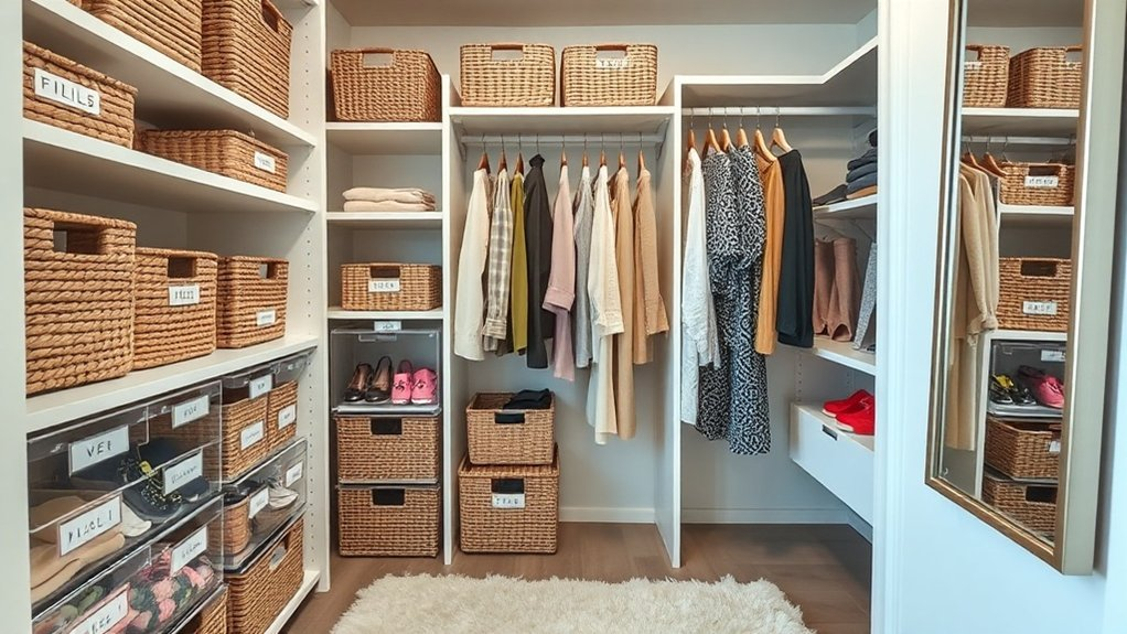 organize your closet efficiently