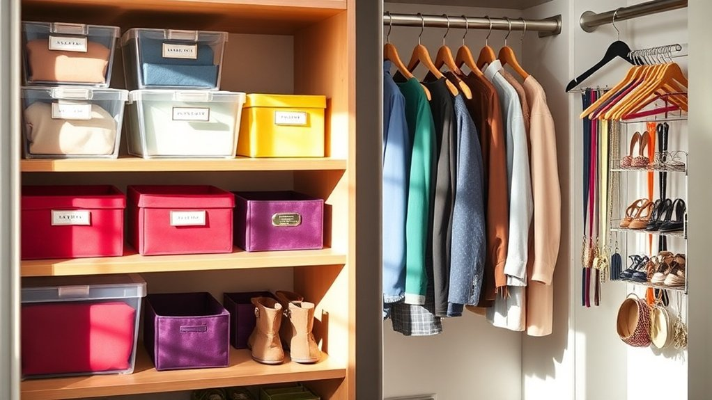 organize your closet efficiently