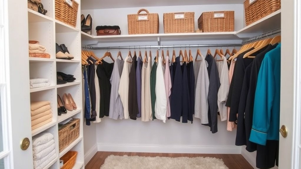 organize your closet efficiently