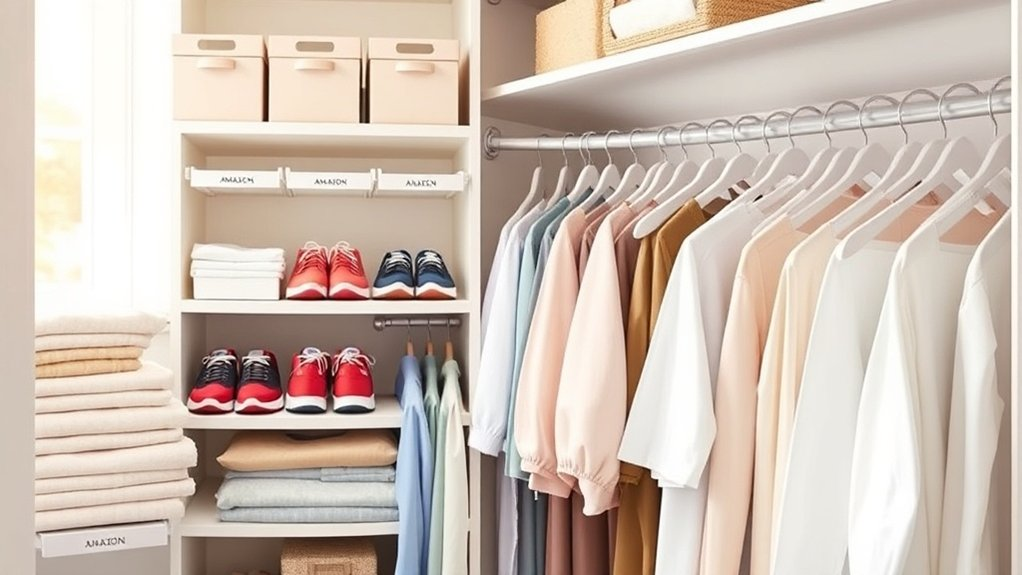 organize your closet efficiently