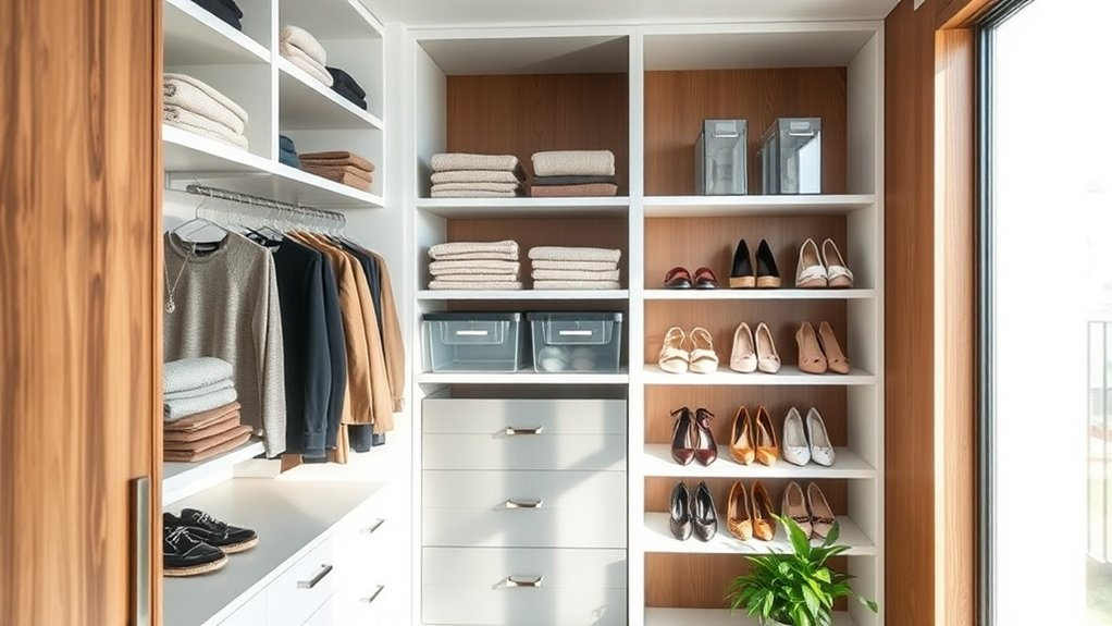 organize your closet efficiently