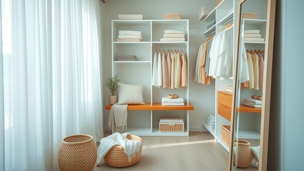 organize your closet mindfully