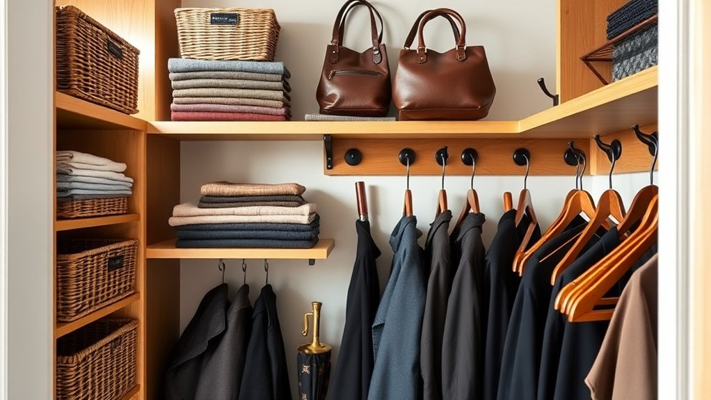 organize your hall closet