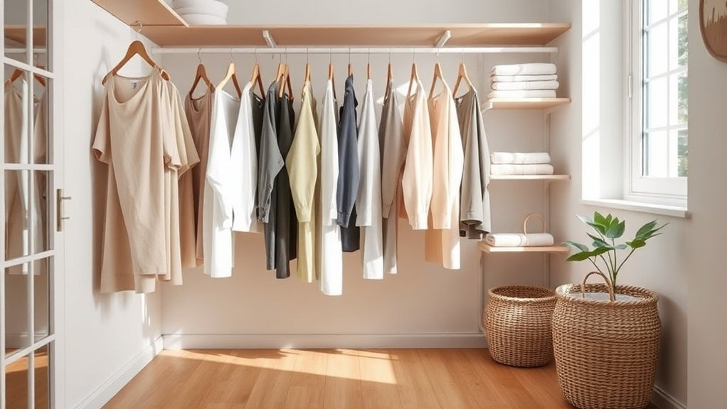 organize your minimalist closet