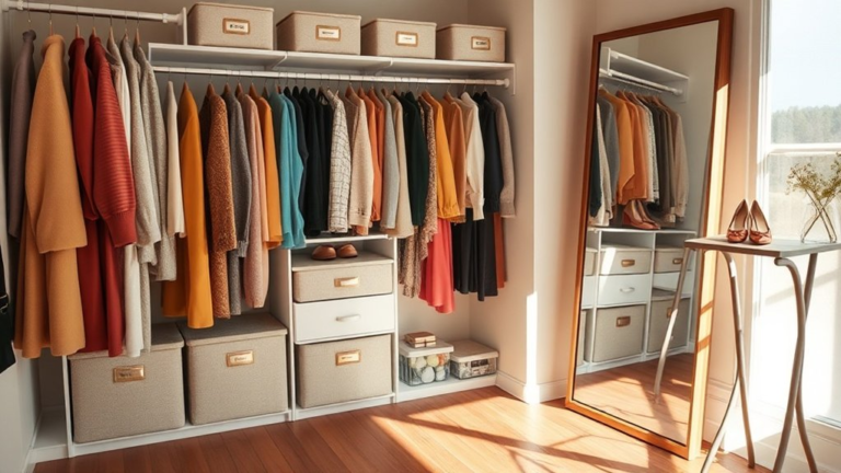 organize your seasonal wardrobe