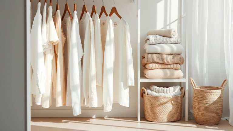 organize your wardrobe calmly