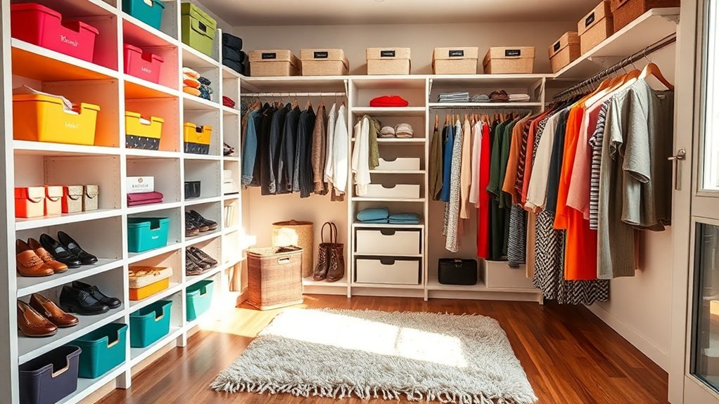 organized amazon closet essentials