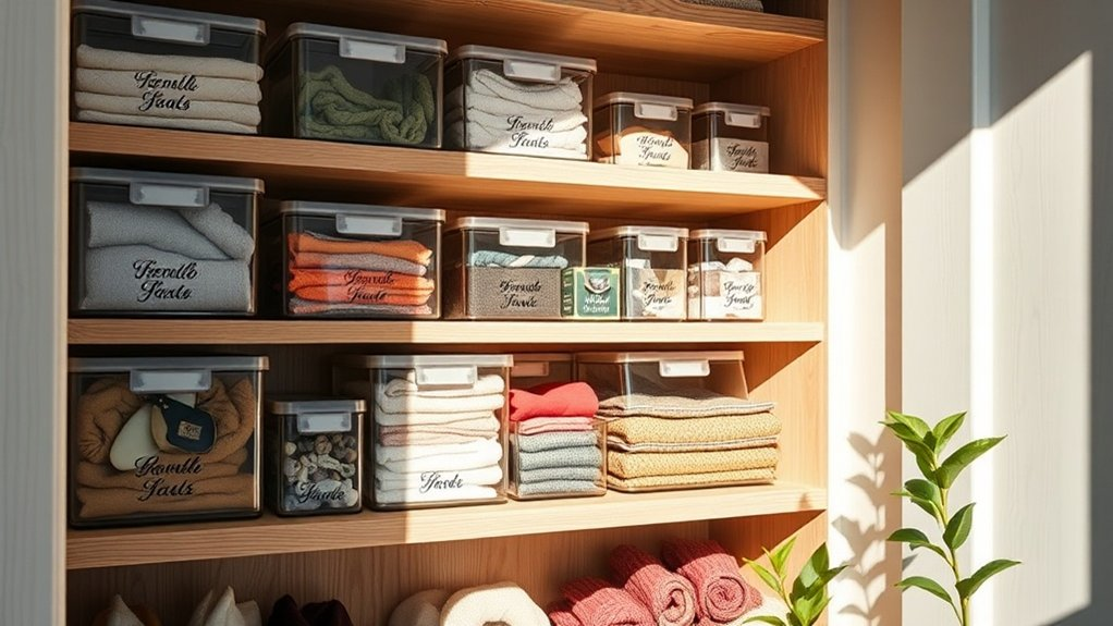 organized clear container system