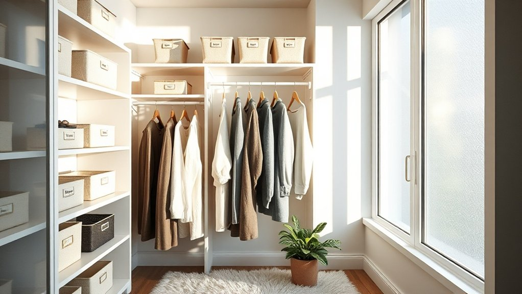 organized closet calm mind