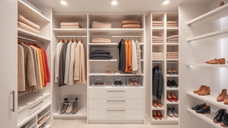 organized closet consistent life