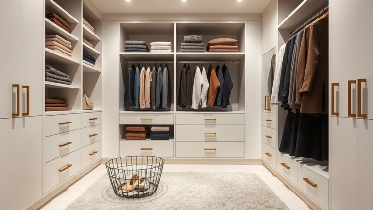 organized closet design solutions