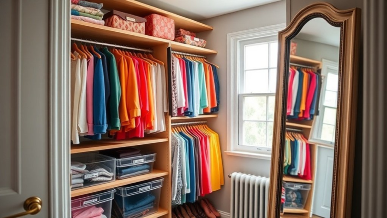 organized closet effortless access