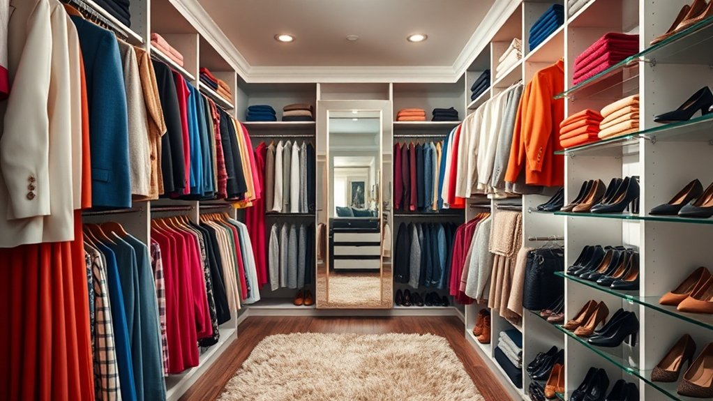 organized closet for easy access