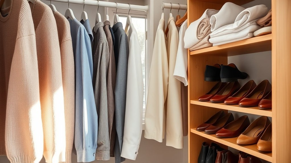 organized closet inspired living