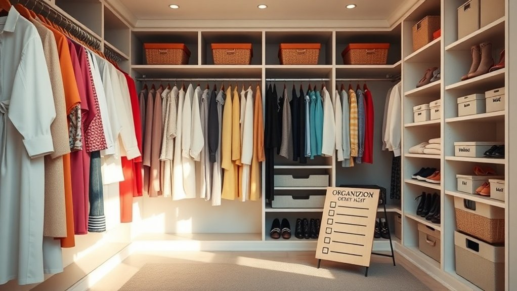 organized closet life transformed